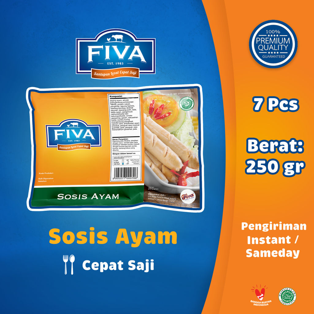 Sosis Ayam 250 g Retail