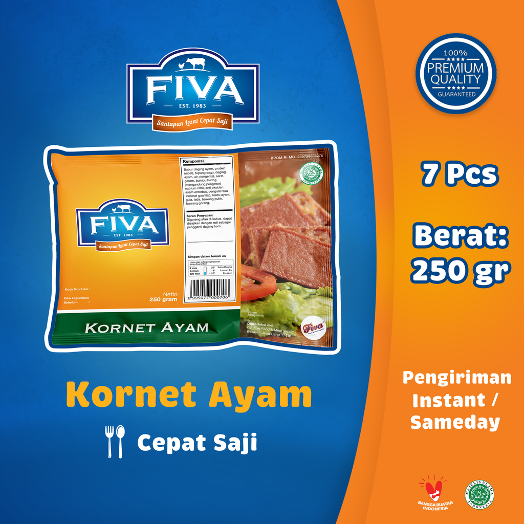 Kornet Ayam 250 g Retail