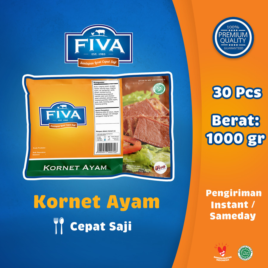 Kornet Ayam 1000 g Retail