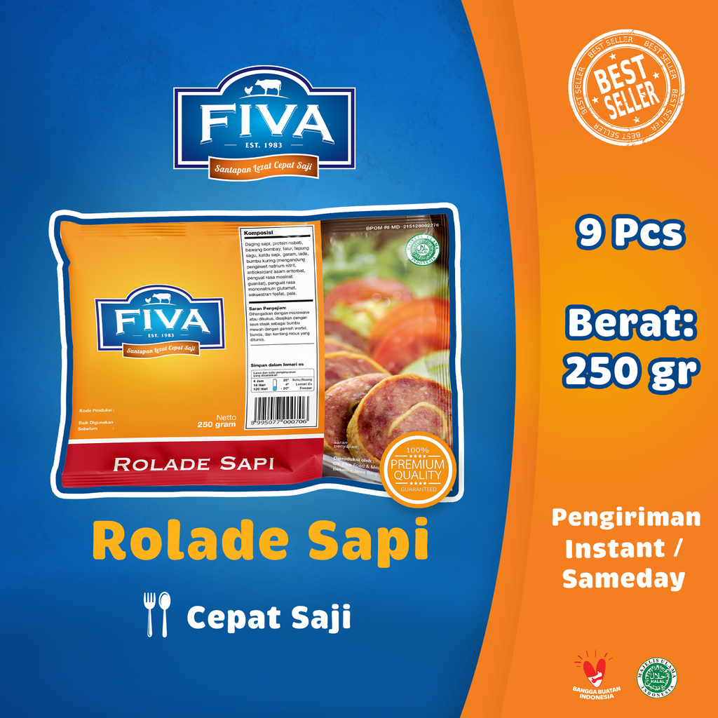 Rolade Sapi 250 g Retail