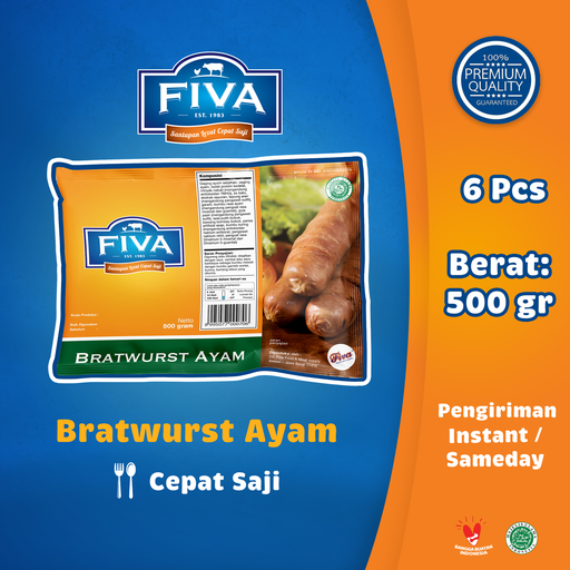 Bratwurst Ayam Mini isi 10 500 g Retail